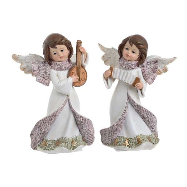 Sada 2 dekorativních andělíčků InArt Angel, výška 16 cm