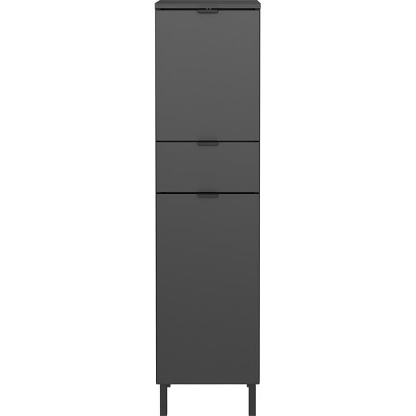 Antratsiitne kõrge/kitsas vannitoakapp 30x120 cm Arcena - Germania