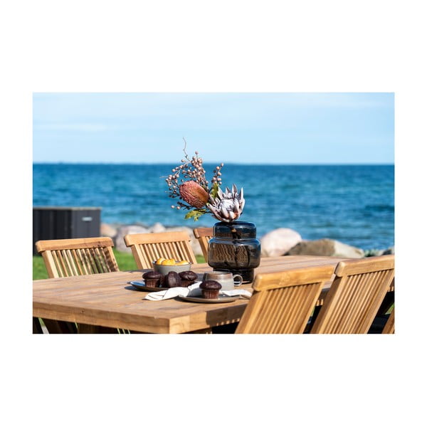 Tiikpuidust aia söögilaud 100x240 cm Volos - House Nordic-image-2