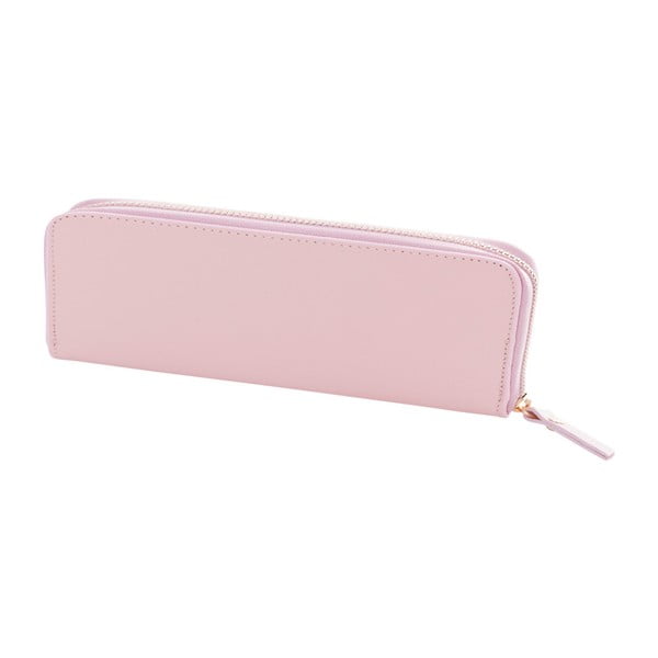 Světle růžová peněženka z pravé kůže Andrea Cardone Leather