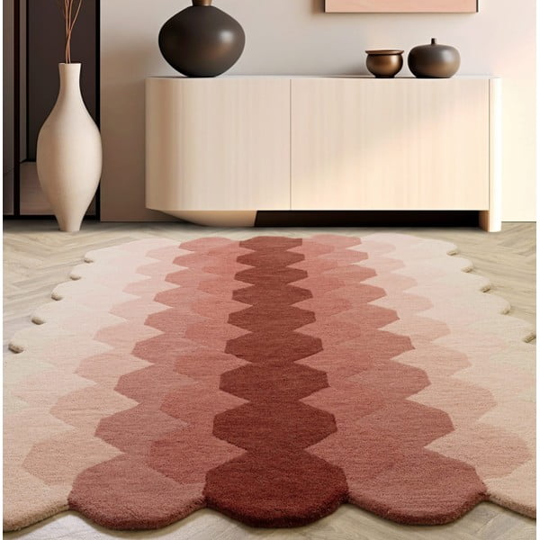 Roosa villane vaip 66x200 cm Hive - Asiatic Carpets-image-1