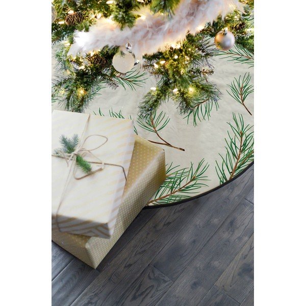 Puuvillane vaip jõulupuu all , ø 130 cm Fir Branches - Butter Kings-image-1