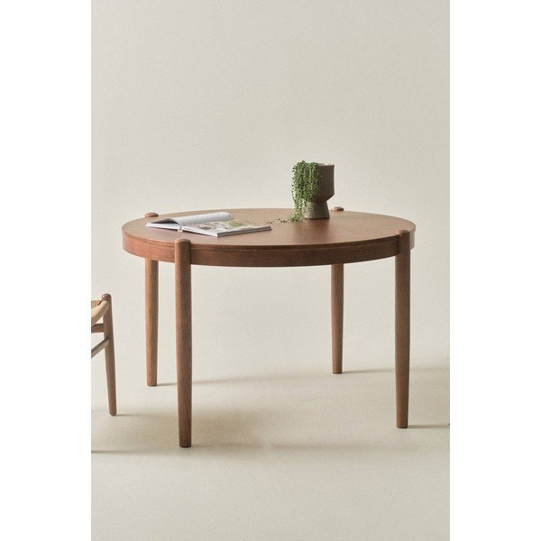 Ümmargune söögilaud jalakaspuust, läbimõõduga 120 cm Nattavaara - Jotex-image-2