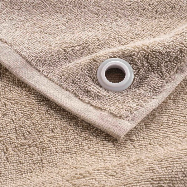 Beež frotee puuvillane rätik 50x50 cm Cuistot - douceur d'intérieur-image-2