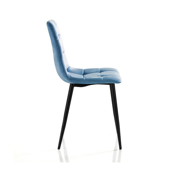 Sinised sametist söögitoolid 2tk komplektis Faffy - Tomasucci-image-3