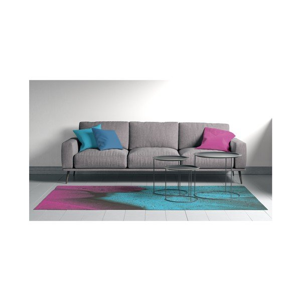 Tyrkysovo-fialový koberec Oyo home Suzzo Malamento, 100 x 150 cm-image-1