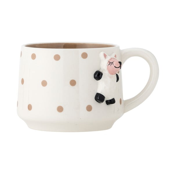 Valge kivikeraamikast kruus 370 ml Dolly - Bloomingville Mini