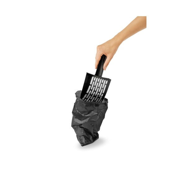 Valge liivakasti kühvel koos hoidikuga 9x16 cm Biala – Rotho-image-2