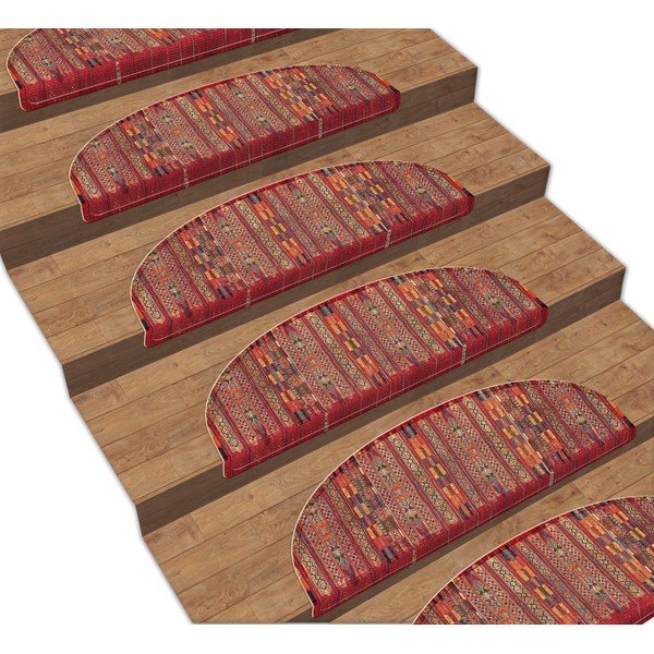 Punased trepiastmed komplektis 16 tükki 65x20 cm Anatolia - Vitaus-image-1