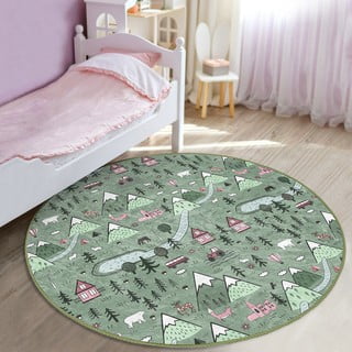 Roheline laste vaip ø 120 cm Comfort - Mila Home