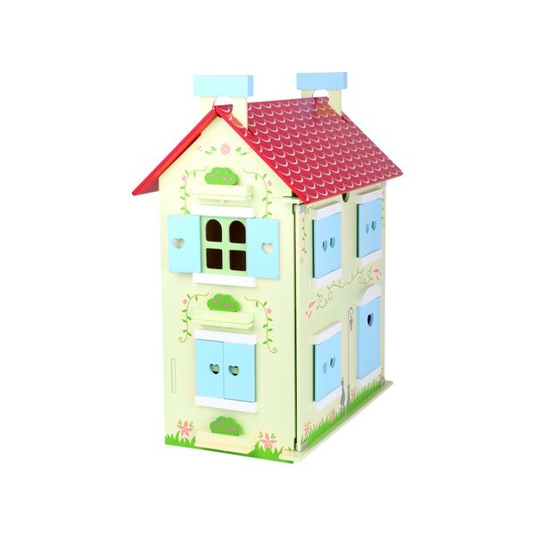 Dřevěný domeček s odnímatelnou střechou pro panenky Legler Doll-image-2