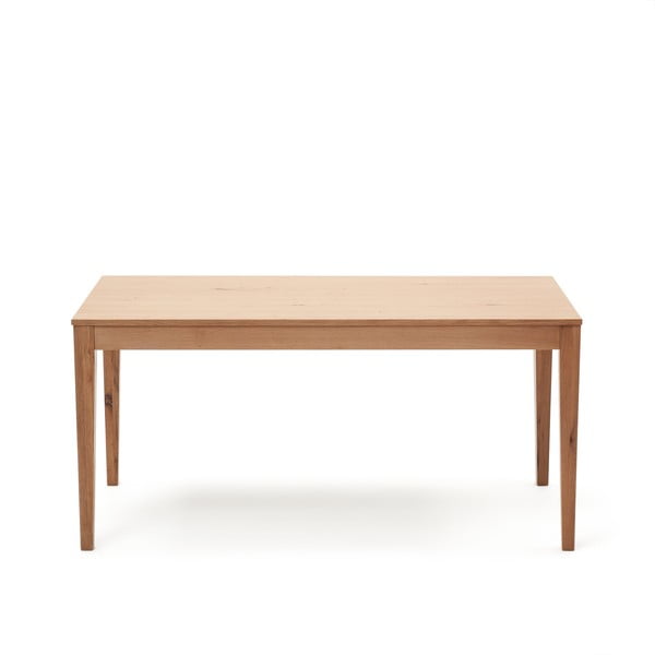 Kokkupandav söögilaud tammedekooriga 80x160 cm Yain - Kave Home-image-3