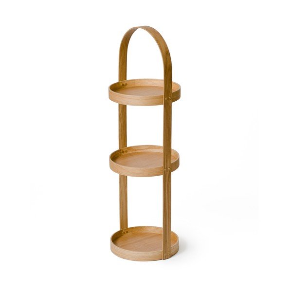 Tammepuidust vannitoariiul Round Caddy Mezza - Wireworks-image-2