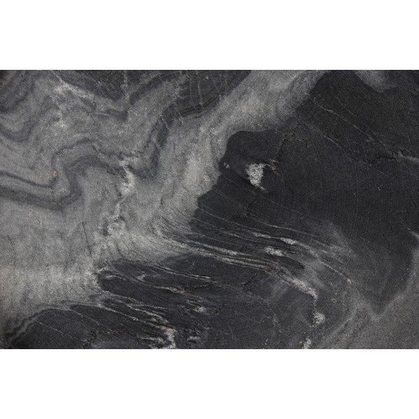 Ümmargune abilaud marmorist pealispinnaga ø 33 cm Karrara - White Label-image-2