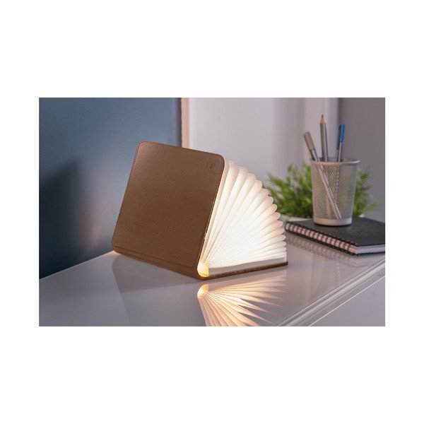 LED laualamp tekstiilist varjuga (kõrgus 2,5 cm) Booklight – Gingko-image-4