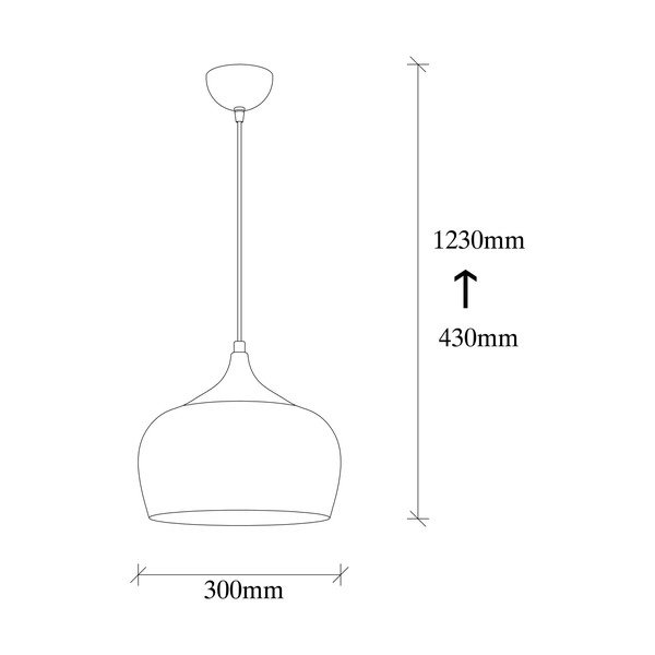 Must rippvalgusti Berceste Elegant - Opviq lights-image-3