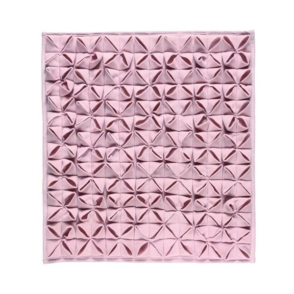 Koupelnová předložka Origami Light Pink, 60x60 cm