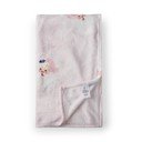 Heleroosa jõulumotiiviga mikroplüüsist tekk 130x170 cm Vintage Christmas Santa - Catherine Lansfield