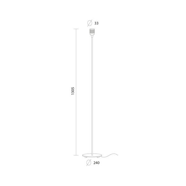 Černá volně stojící lampa Sotto Luce BI Elementary L 1F-image-1