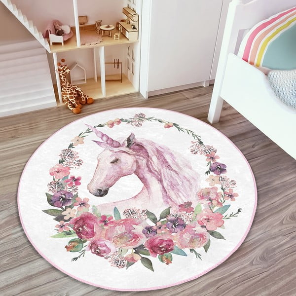 Roosa laste vaip ø 120 cm Comfort - Mila Home-image-4