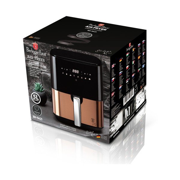 Kuldne kuumaõhufritüür Black Rose Collection - BerlingerHaus-image-4