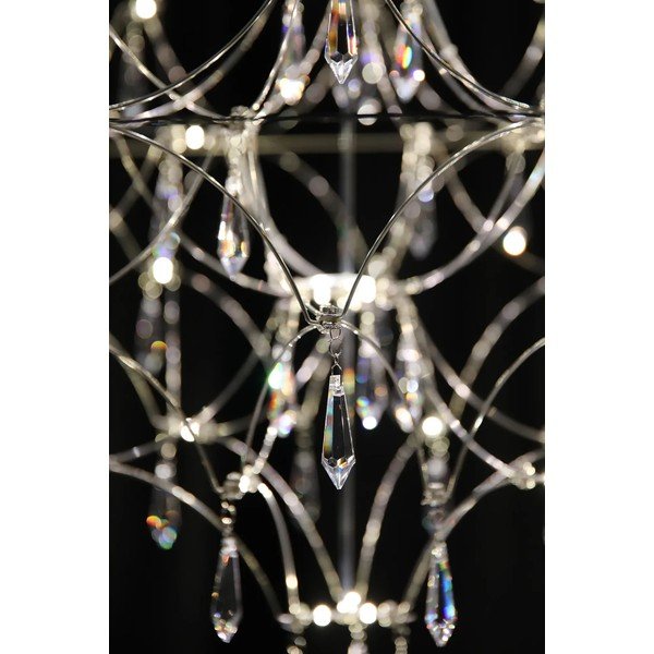 Hõbedane LED rippvalgusti ø 80 cm Efesos - Markslöjd-image-2