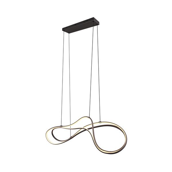 Must LED rippvalgusti metallist varjuga Nala - Trio Select-image-4