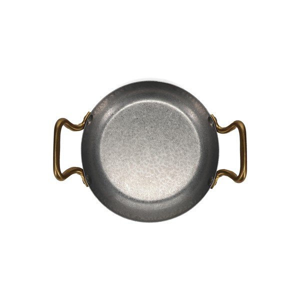 Hõbedane metallist serveerimistaldrik ø 18 cm Serve - BonBistro-image-3