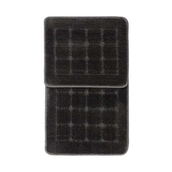 Antratsiitvärvi vannitoamatid 2 tk komplektis 50x80 cm Kareli - Foutastic-image-2