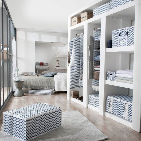 Textilní závěsný obal na šaty Compactor Zig Zag, 137 cm-image-1