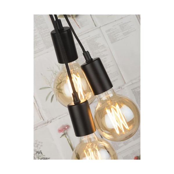 Musta ja halli värvi metallist lambivari (kõrgus 190 cm) Oslo - it's about RoMi-image-4