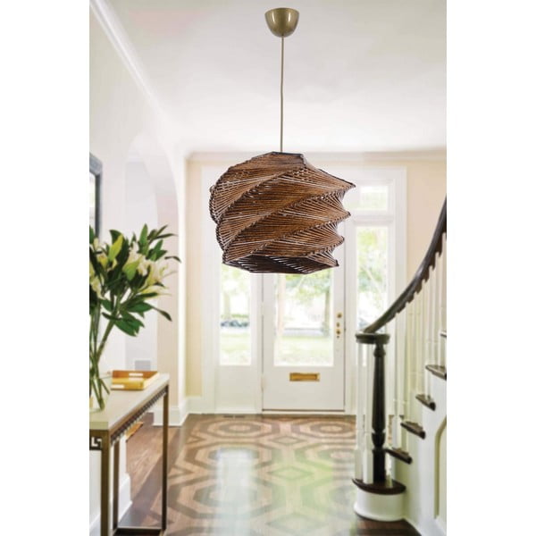 Helepruun rippvalgusti ø 32 cm Ruche - Opviq lights-image-1