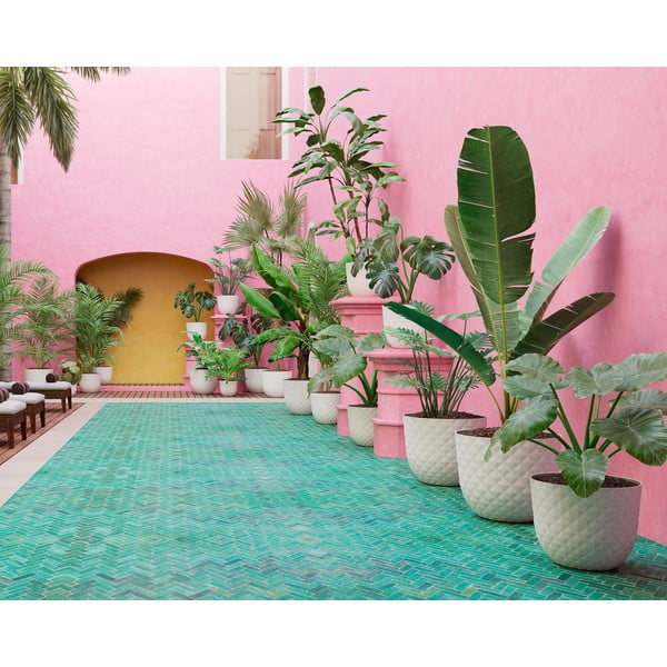 Ümbertöödeldud plastikust lillepott ø 30 cm Havana - Artevasi-image-1