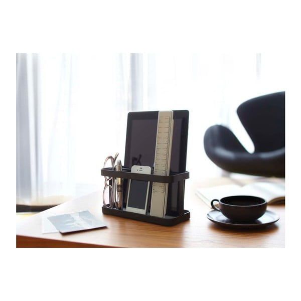 Must multifunktsionaalne riiul Tower - YAMAZAKI-image-2