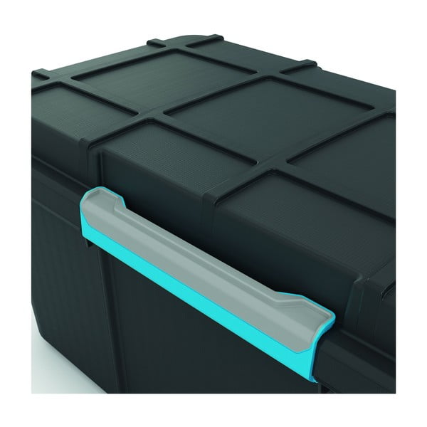 Must plastikust kaanega hoiukast 73,5x44,5x46 cm Scuba Box - KIS-image-1