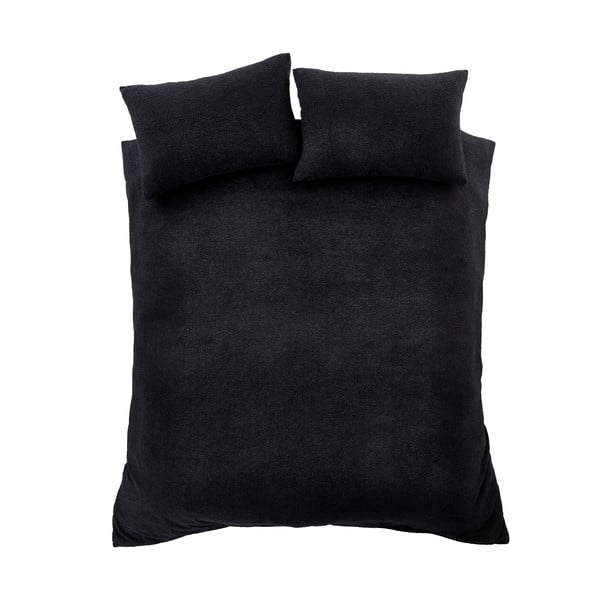 Must laiendatud kahekohaline voodilina bukleest 230x220 cm Cosy - Catherine Lansfield-image-2