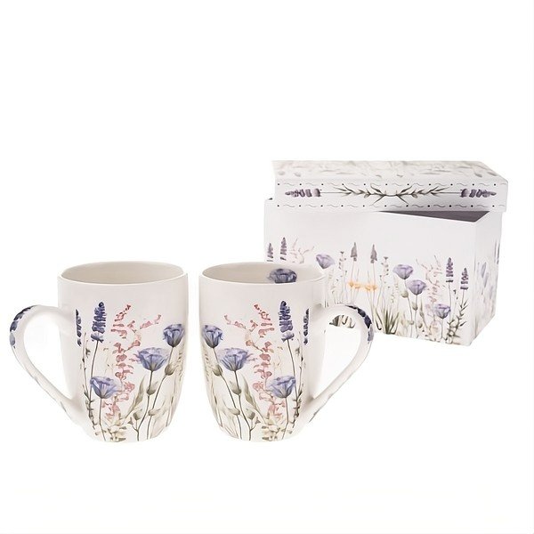 Valged portselanist tassid 2tk komplektis 350 ml - Dakls