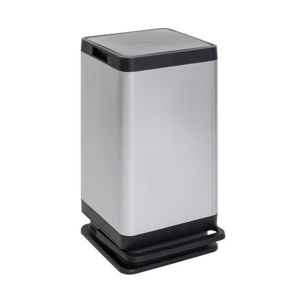Hõbedane plastikust prügikast 80 l Tokyo - DEA HOME-image-2