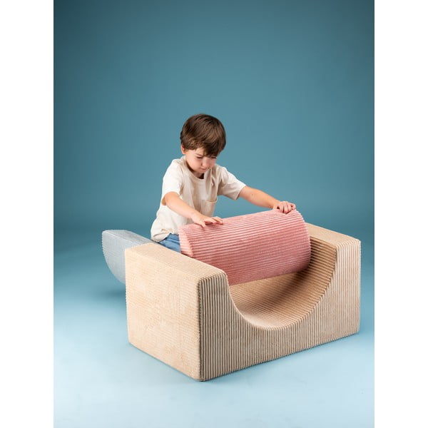 Helepruun velvetist-vahtplastist mänguväljak Rainbow - Wigiwama-image-3