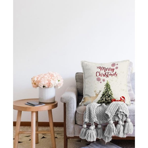 Jõulumotiividega padjapüür 43x43 cm - Mila Home-image-2