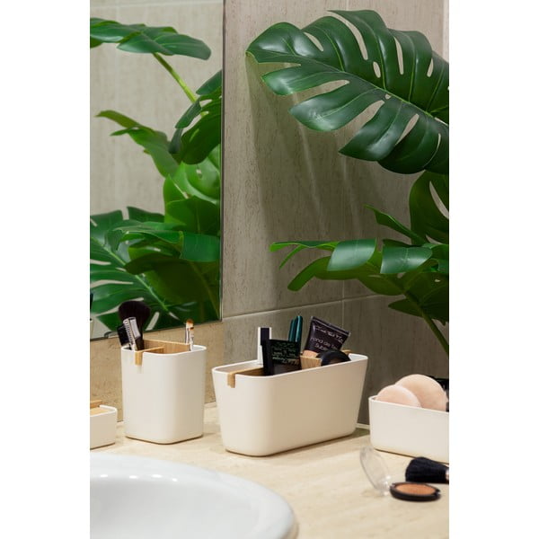 Valge vannitoa korraldaja Ecologic, 8,4 x 7,8 cm - Compactor-image-1