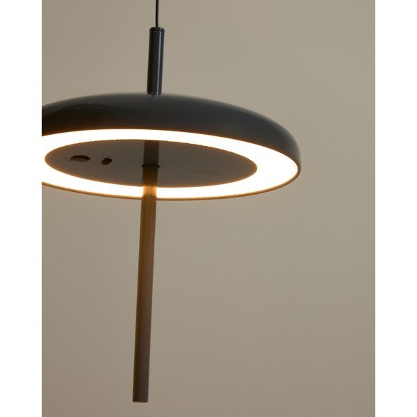 Sinine LED-rippvalgusti, millel on hämardatav valgusvoog ja metallvarju, läbimõõduga 16 cm Porte - Kave Home-image-1