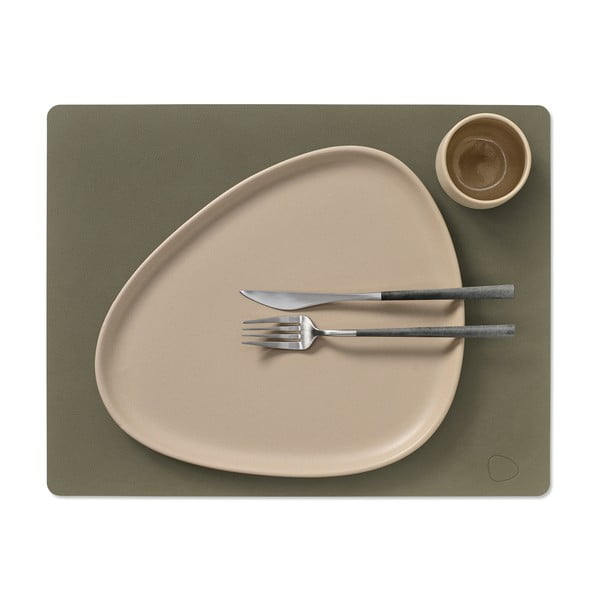 Öko-nahast lauamatt 35x45 cm Square L Nupo - LIND DNA-image-2