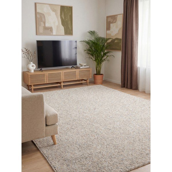 Hall-kreem pestav vaip 240x340 cm Rocco Dark Cream - Elle Decoration-image-1