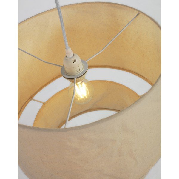 Beežist kangast lambivarju ø 40 cm Mariela - Kave Home-image-2