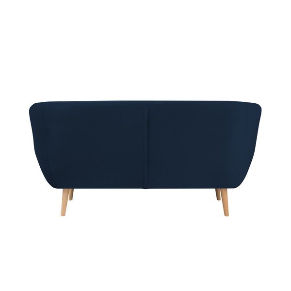 Tmavě modrá dvoumístná pohovka Mazzini Sofas Benito-image-1