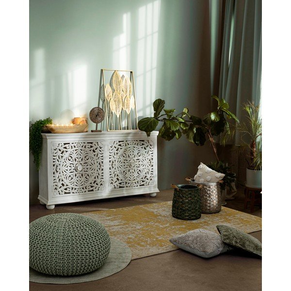 Metallist seinakaunistus 52,5x95 cm Adhira - Bizzotto-image-1