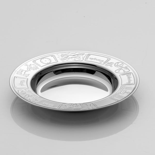 Dětský talíř Steel Function Engraving
