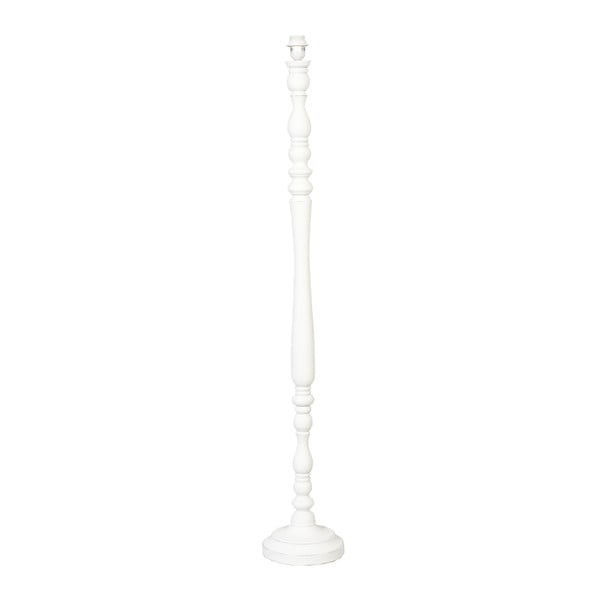Bílá volně stojící lampa Clayre & Eef, výška 135 cm