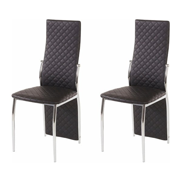 Sada 2 černých jídelních židlí Støraa Wilson